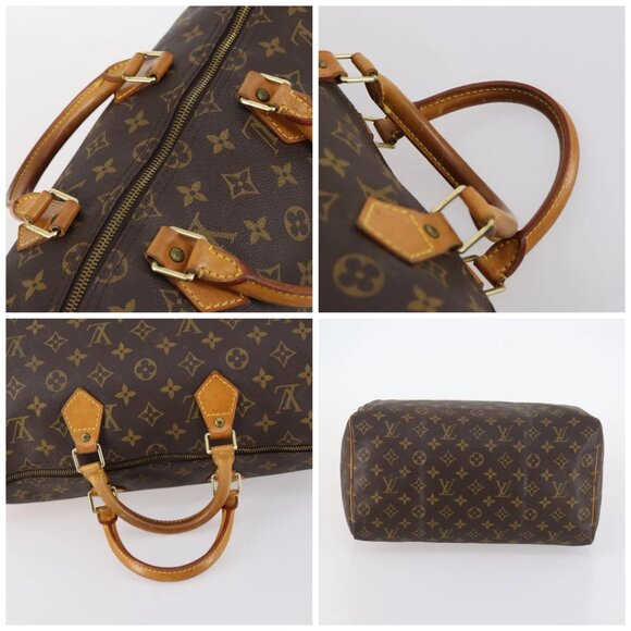 LOUIS VUITTON Monogram Speedy 35 Hand Bag M41524 LV Auth ep11207 - Picture 15 of 16